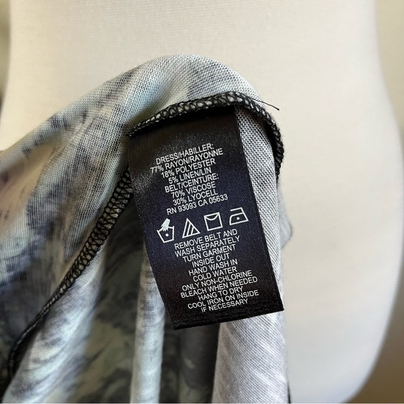 NIC + ZOE Multicolor Draped Sleeveless Fit and Flare Knit Dress Size S - Picture 5 of 6